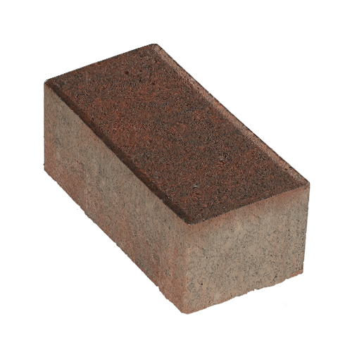 BSS 8cm KOMO Rood genuanceerd met deklaag 