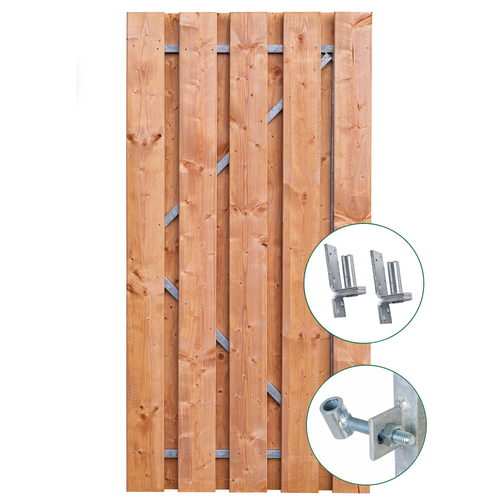 Red Class Wood tuindeur Solide 90cm