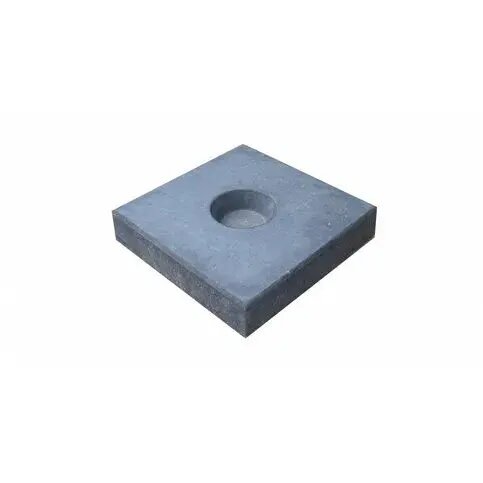 Knikkertegel 30x30x6cm Zwart