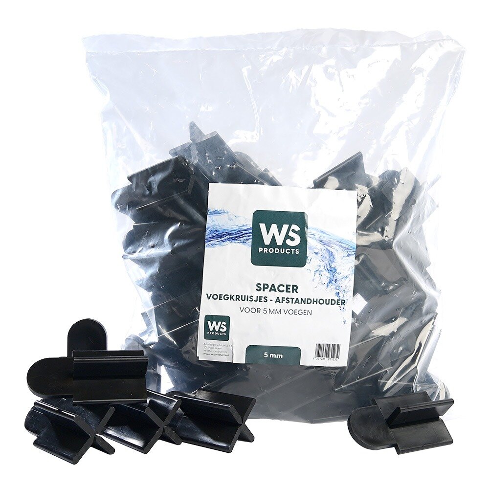 WS Spacer Voegkruisjes - Afstandhouder 5mm (zak &aacute; 50 stuks)