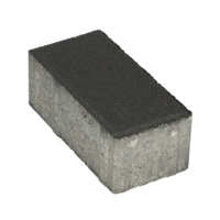 BSS 8cm KOMO Zwart met deklaag 