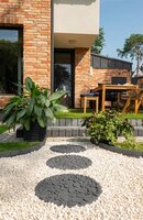 Round River Rock Stepping Stone Grey