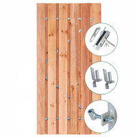 Red Class Wood tuindeur privacy 120cm
