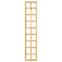 Trellis met lijst, rechte lamellen grenen groen ge&iuml;mpregneerd H180 x B40 cm
