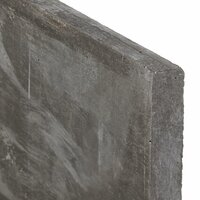 Berton&copy;-onderplaat antraciet H24 x D3,5 x L184 cm