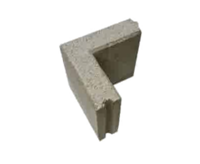 Opsluitband hoekstuk 6x20x25cm Grijs