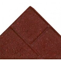 Bisschopsmuts BSS 8cm KOMO Rood met deklaag