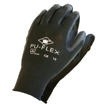 Handschoen PU-flex zwart mt XL