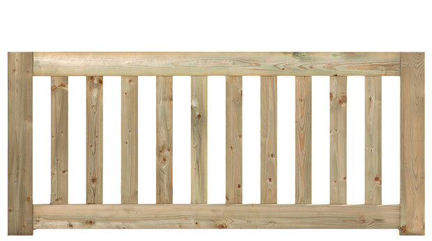 Tuinhek grenen groen ge&iuml;mpregneerd Modern de Luxe 60 x 180 cm