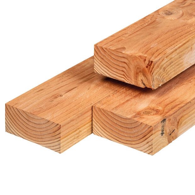 Douglas ligger, ongedroogd, fijn bezaagd 6,3 x 15,0 x 500 cm