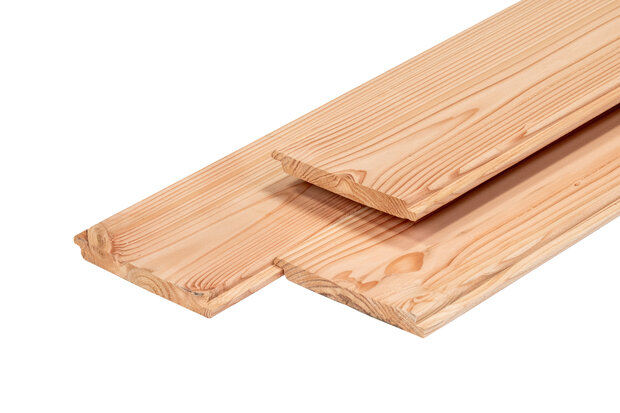 Douglas wisselsponning 1- zijde geschaafd, 1- zijde fijn bezaagd 1,7 x 17,5 x 300 cm