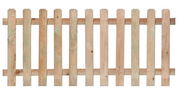 Tuinhek grenen groen ge&iuml;mpregneerd recht 60 x 180 cm