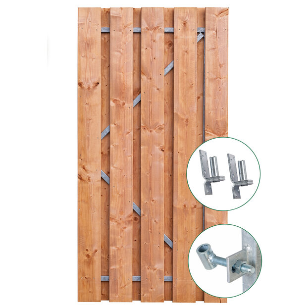 Red Class Wood tuindeur solide 100cm