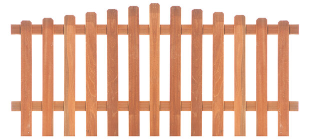 Hardhouten tuinhek toog 60 x 180 cm