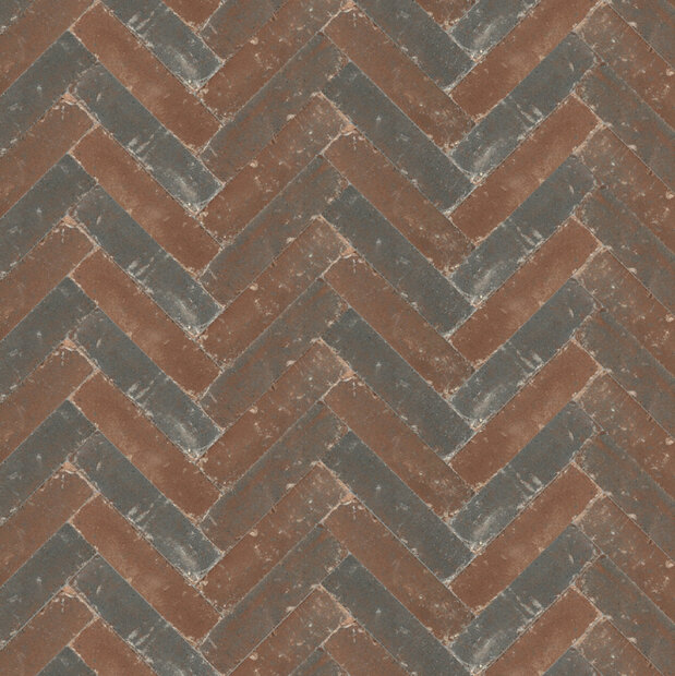 Abbeystones 20x5x7cm Gesmoord Bruin 3,50m&sup2; op=op