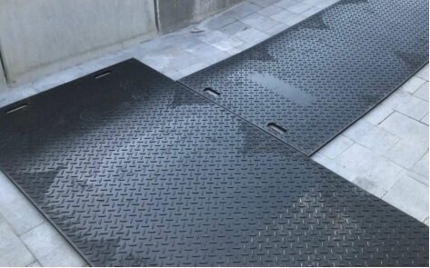 Verhuur kunststof rijplaten 100x300cm per week