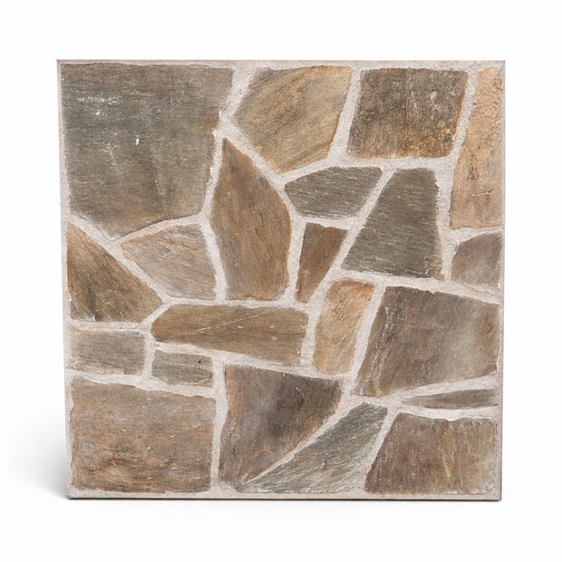Kwartsiet Brown flagstones