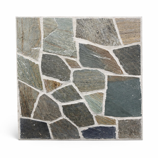 Kwartsiet Olive flagstones
