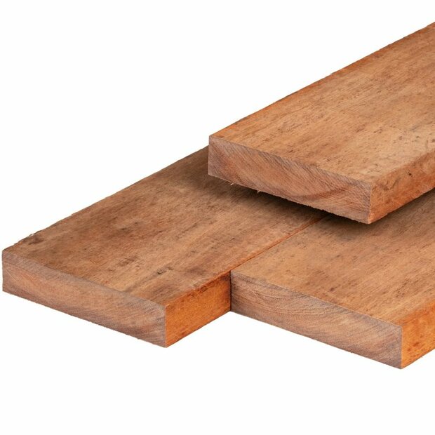 Angelim vermelho hardhout bestekhout 4,0 x 20,0 x 250 cm fijnbezaagd