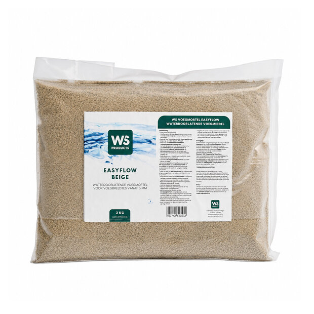 WS Voegmortel Easy Fine KLEINVERPAKKING Beige 2kg