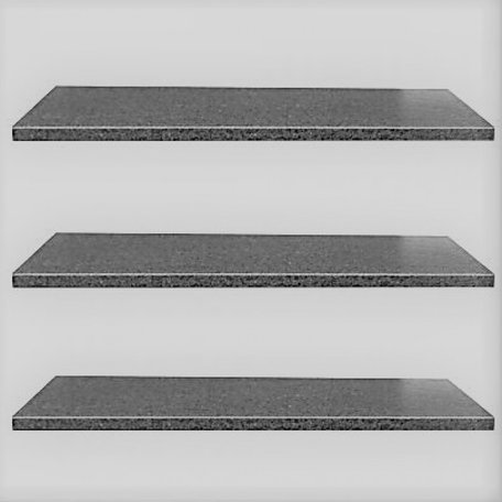 Vijverrand 100x30x3cm Black (6 zijdes verzoet, 8 facetranden)