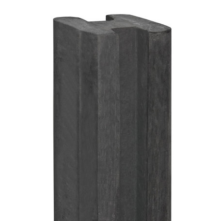 Berton©-sleufpaal Linde antraciet hoekmodel 316