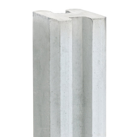 Berton©-sleufpaal Zaan wit/grijs tussenmodel 275