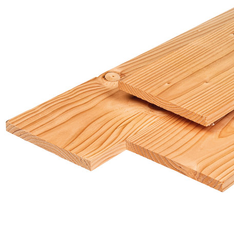 Plank lariks/douglas 1.9x19.0x500cm