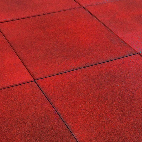 Rubbertegel rood