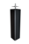 Kleur Poer 15x15x60cm Gepoedercoat Zwart Fijnstructuur inclusief RVS bevestigingsplaat en draadeind