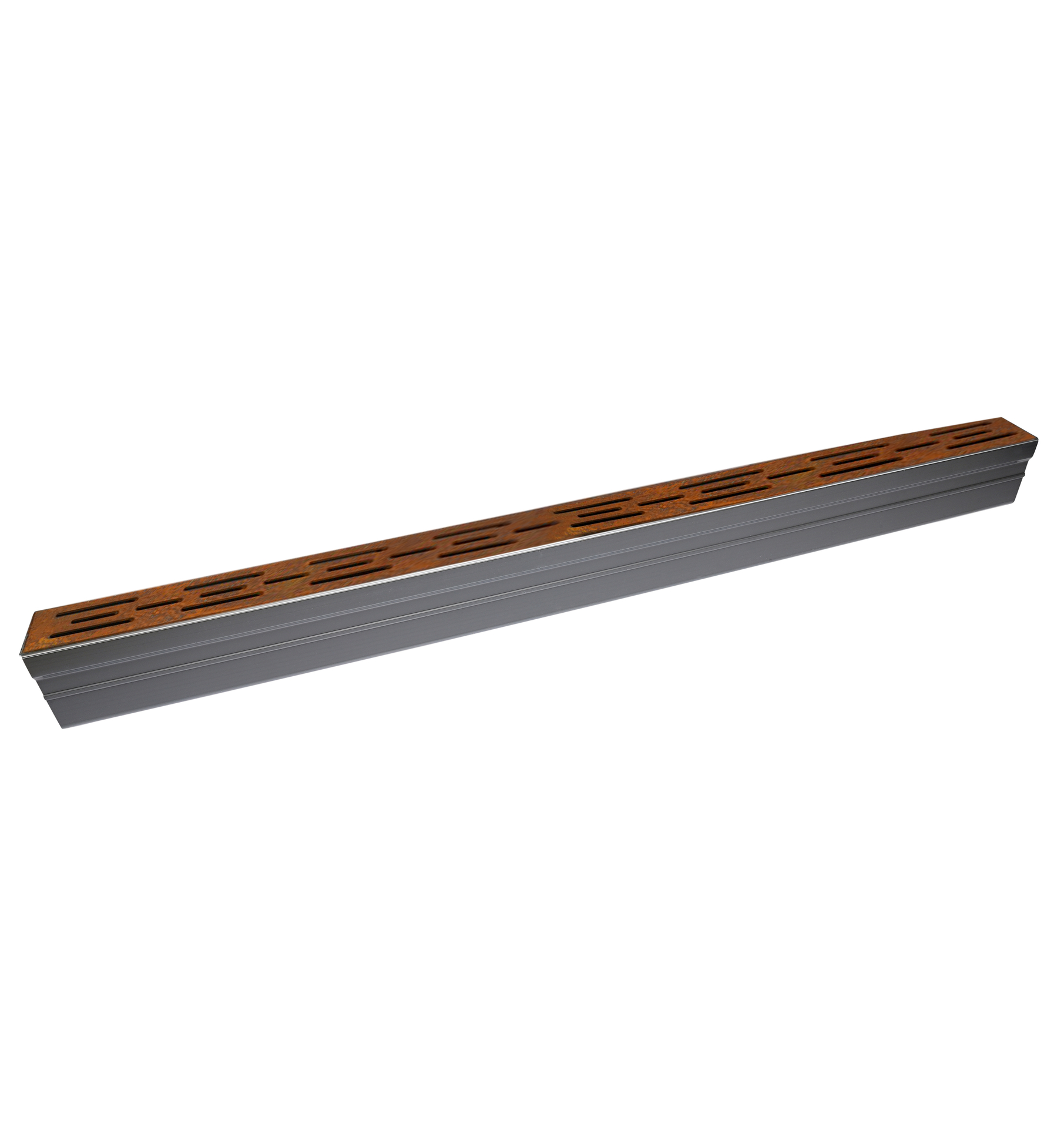 WS Luxury Drain Corten Rooster 100x6x10cm