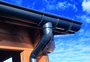 Dakgoot kunststof 65mm incl. gootplank Blokhut aanbouw 44mm_